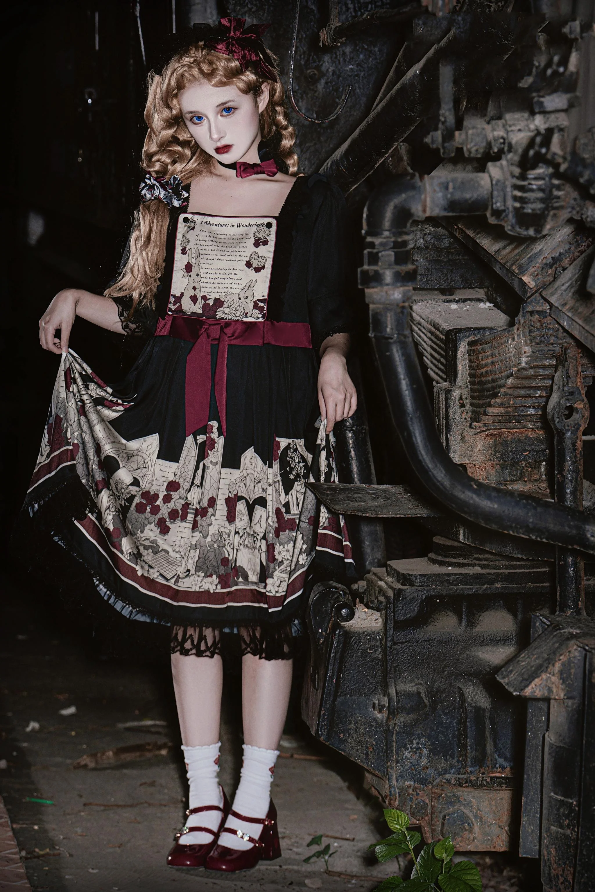 Alice - Kawaii Lolita Dress OP Dress Sleepwear - Image 3
