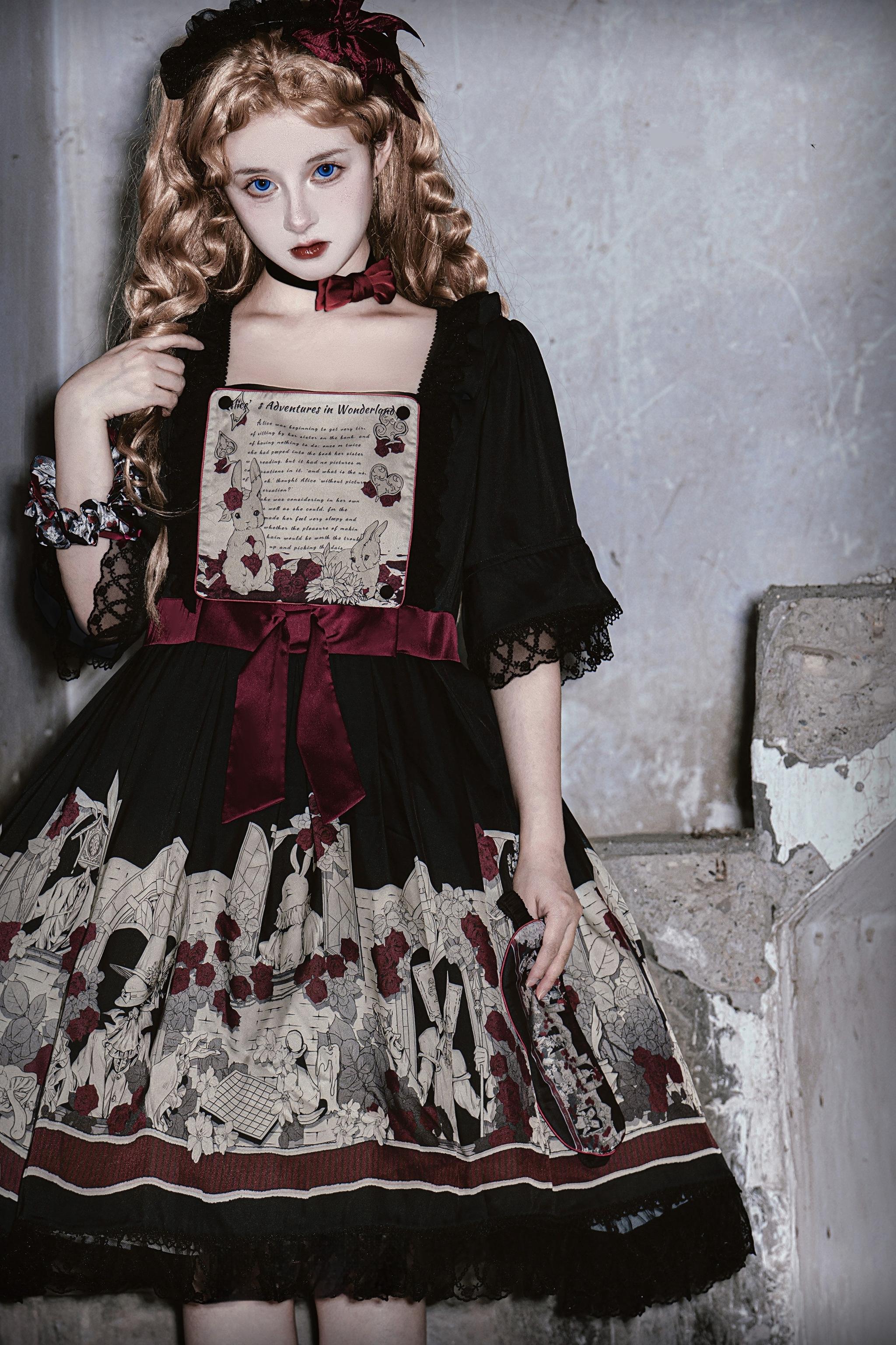 Alice - Kawaii Lolita Dress OP Dress Sleepwear - Image 9