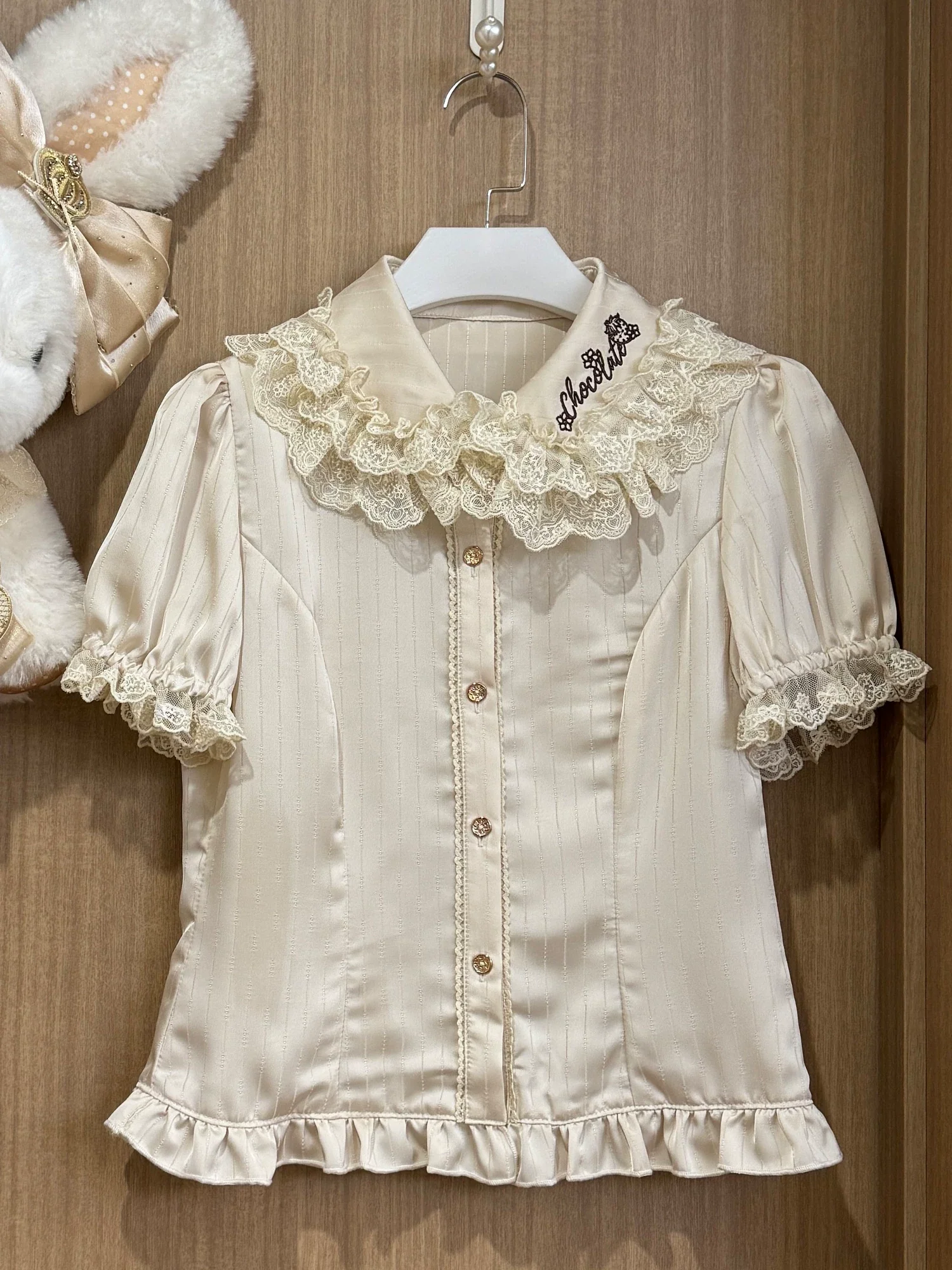 Strawberry Chocolate Lovers - Kawaii Lolita Embroidered Printed Dress - Image 18