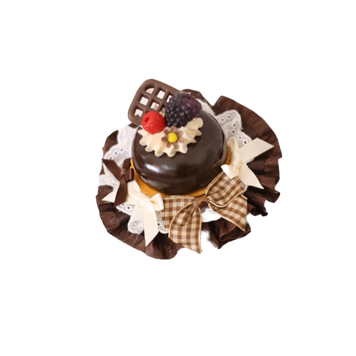 Xiaogui - Sweet Cake - Kawaii Lolita Hairpin Cake Flower Pill Headdress - Image 14