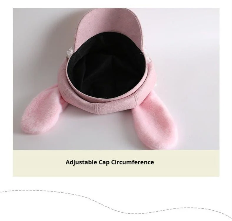 Xiaogui - Kawaii Lolita Hat Daily Baseball Cap with Detachable Ears - Image 9
