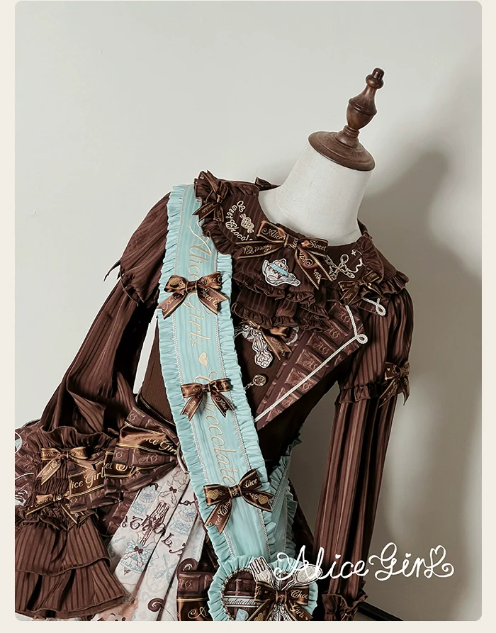 Alice Girl - Bear Chocolate Bar - Kawaii Lolita Headdress Set - Image 14