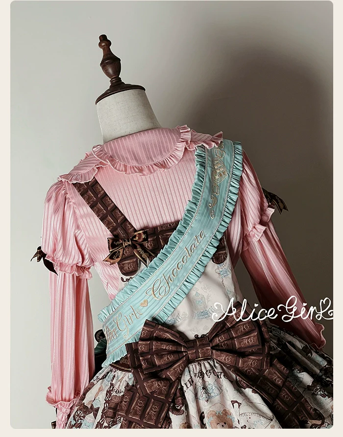 Alice Girl - Bear Chocolate Bar - Kawaii Lolita Headdress Set - Image 20