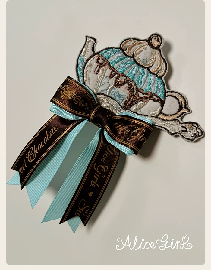 Alice Girl - Bear Chocolate Bar - Kawaii Lolita Headdress Set - Image 27