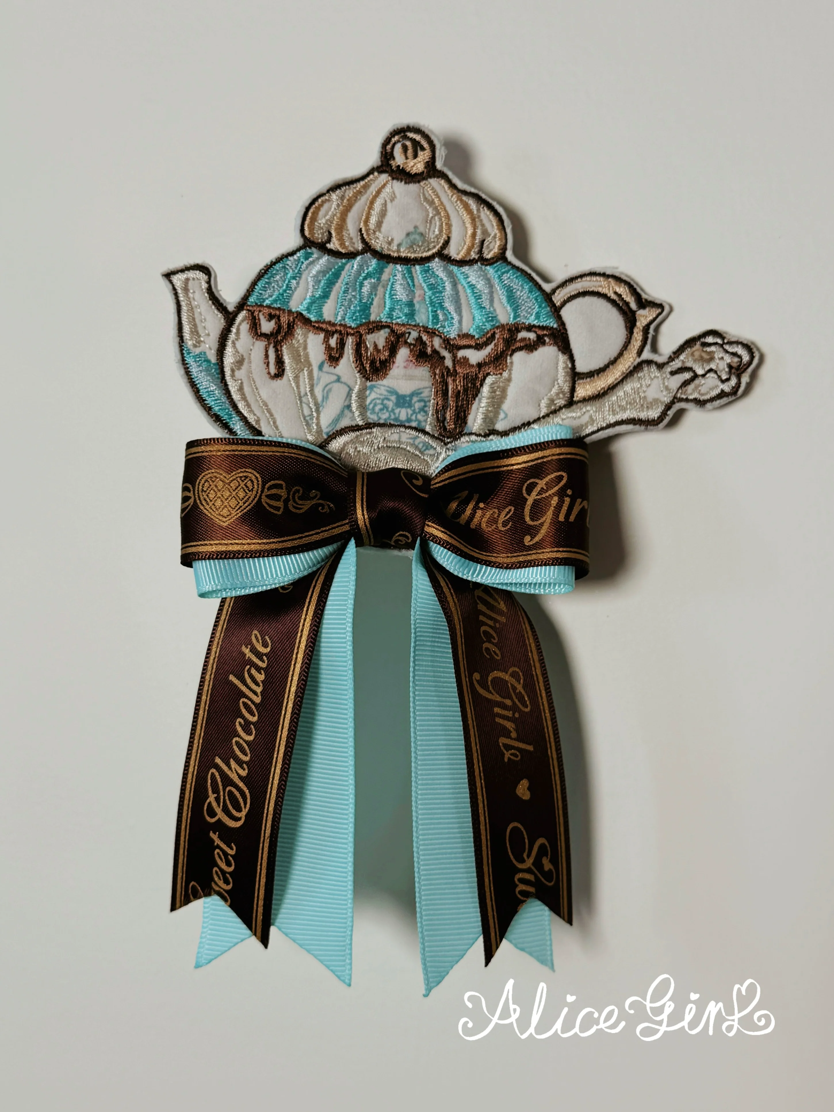 Alice Girl - Bear Chocolate Bar - Kawaii Lolita Headdress Set - Image 4