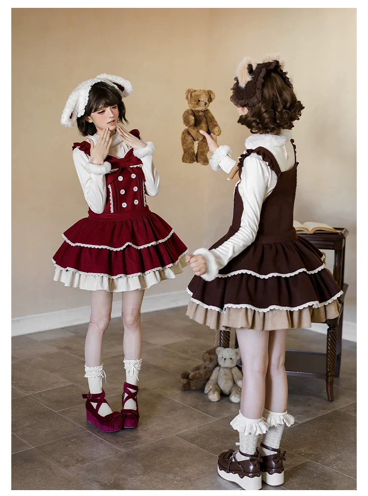 Snowlight of Tokamachi - Kawaii Lolita JSK, Animal Ear Headband - Image 12