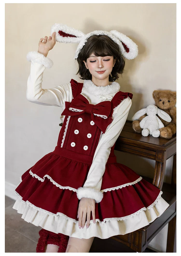 Snowlight of Tokamachi - Kawaii Lolita JSK, Animal Ear Headband - Image 15