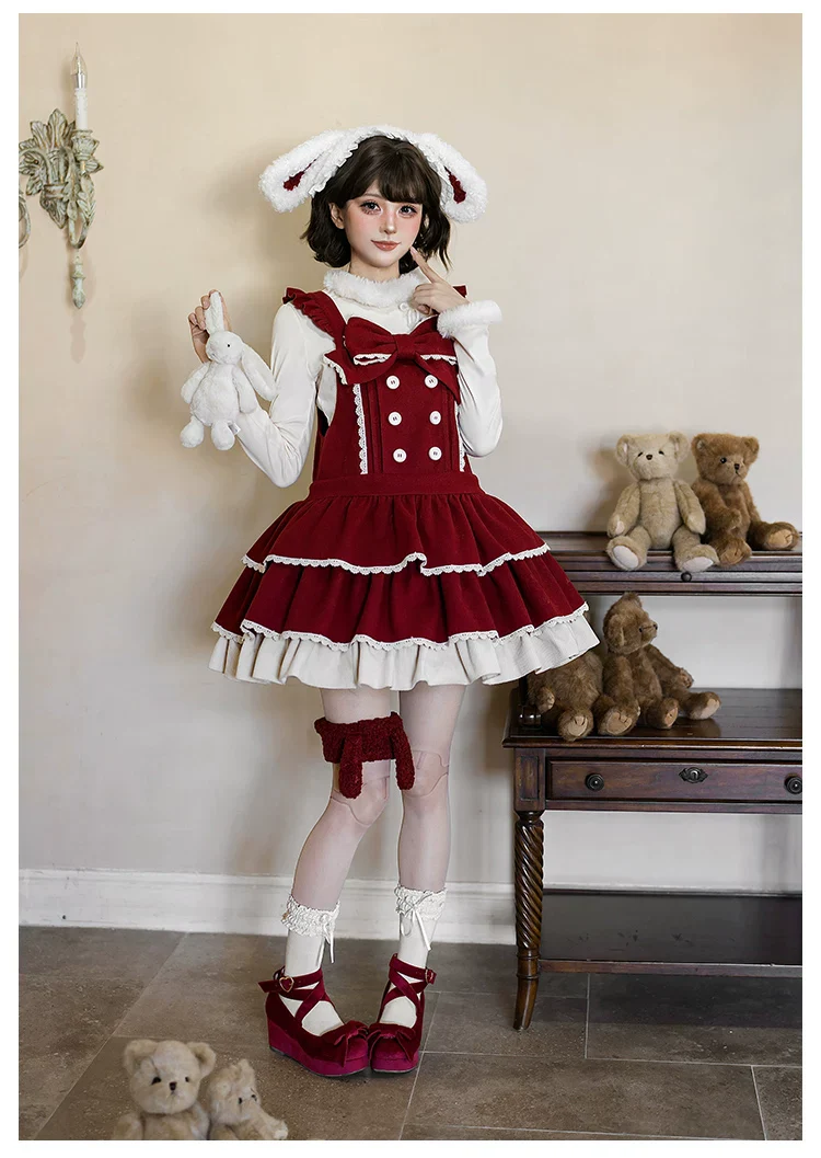 Snowlight of Tokamachi - Kawaii Lolita JSK, Animal Ear Headband - Image 16