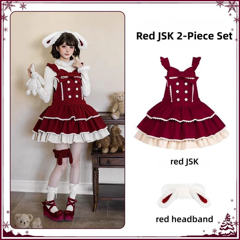 Snowlight of Tokamachi - Kawaii Lolita JSK, Animal Ear Headband - Image 22