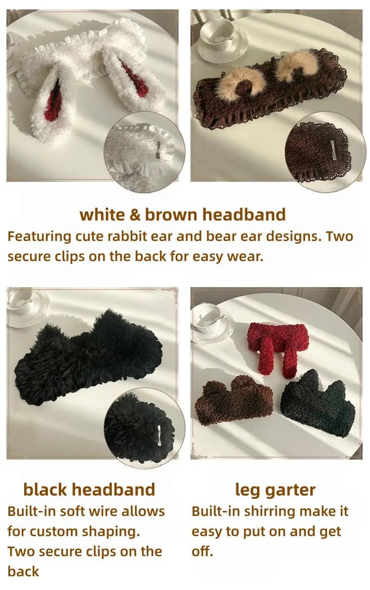 Snowlight of Tokamachi - Kawaii Lolita JSK, Animal Ear Headband - Image 7