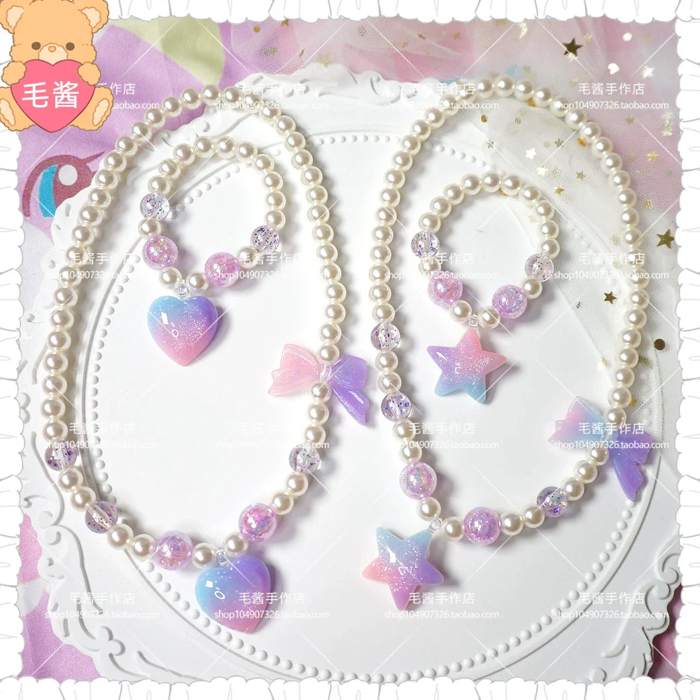 Kawaii Lolita Necklace Gradient Choker - Image 10