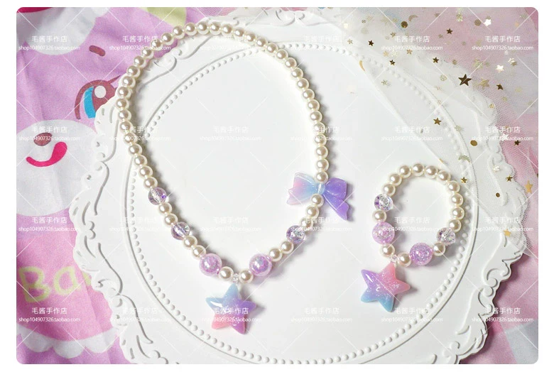 Kawaii Lolita Necklace Gradient Choker - Image 11