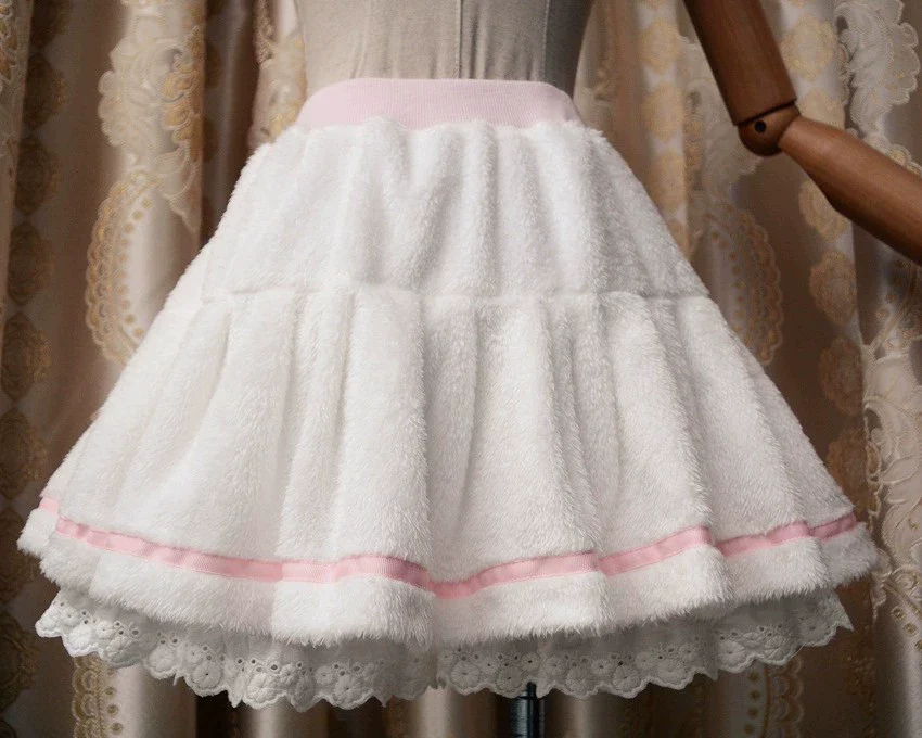 Calico Cat - Kawaii Lolita Plush Coat Lovely Warm Winter Coat - Image 12
