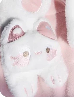 Calico Cat - Kawaii Lolita Plush Coat Lovely Warm Winter Coat - Image 13