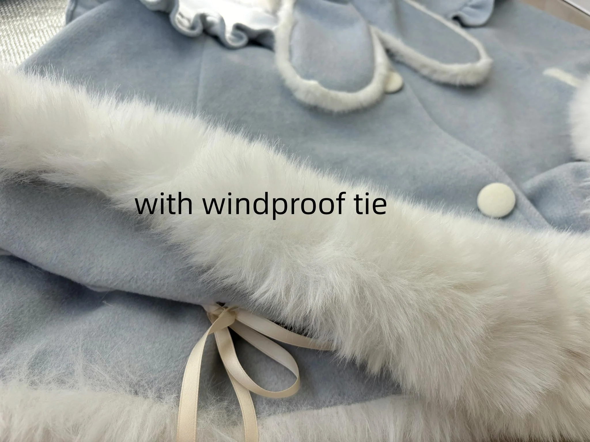 Qianmu - Lop Bunny - Kawaii Lolita Plush Hooded Cape - Image 15
