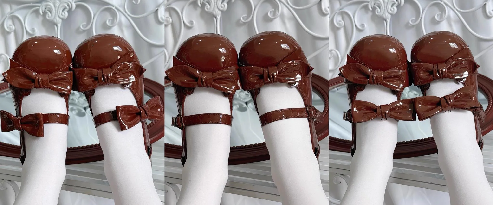 Beauty Bunny - Kawaii Lolita Shoes Low Heels Round Toe PU Shoes - Image 66