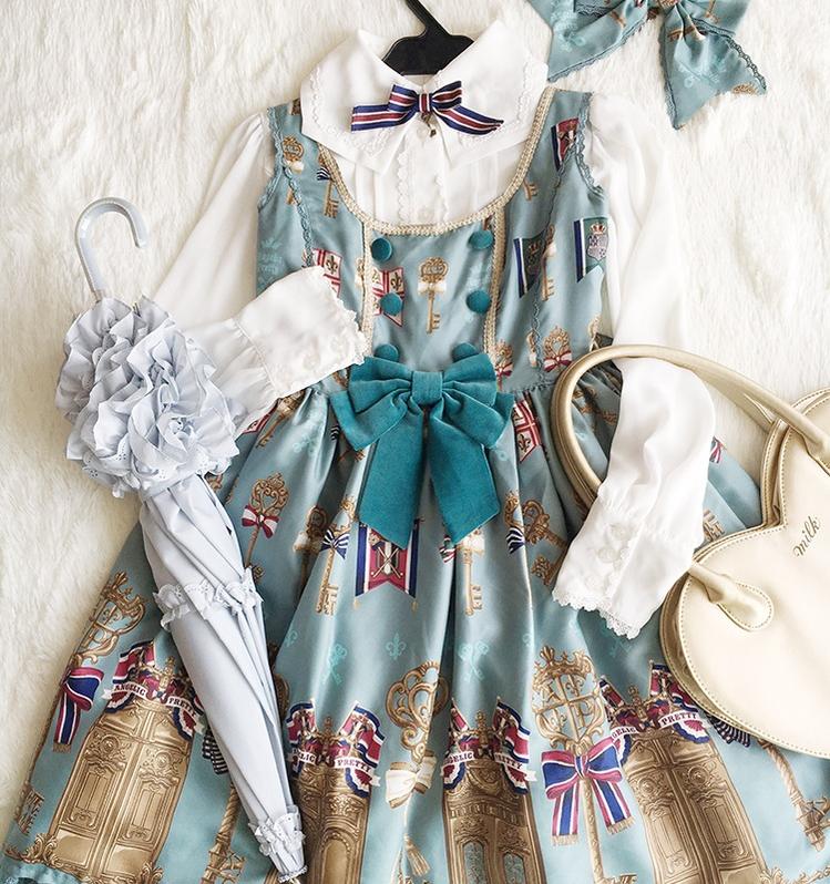Whale Island - Kawaii Lolita Parasol Daily Lolita Two-folded Umbrella - Image 16