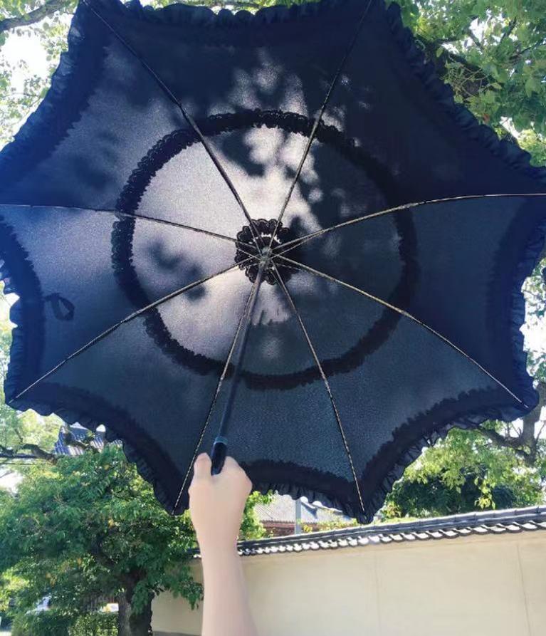 Whale Island - Kawaii Lolita Parasol Daily Lolita Two-folded Umbrella - Image 22