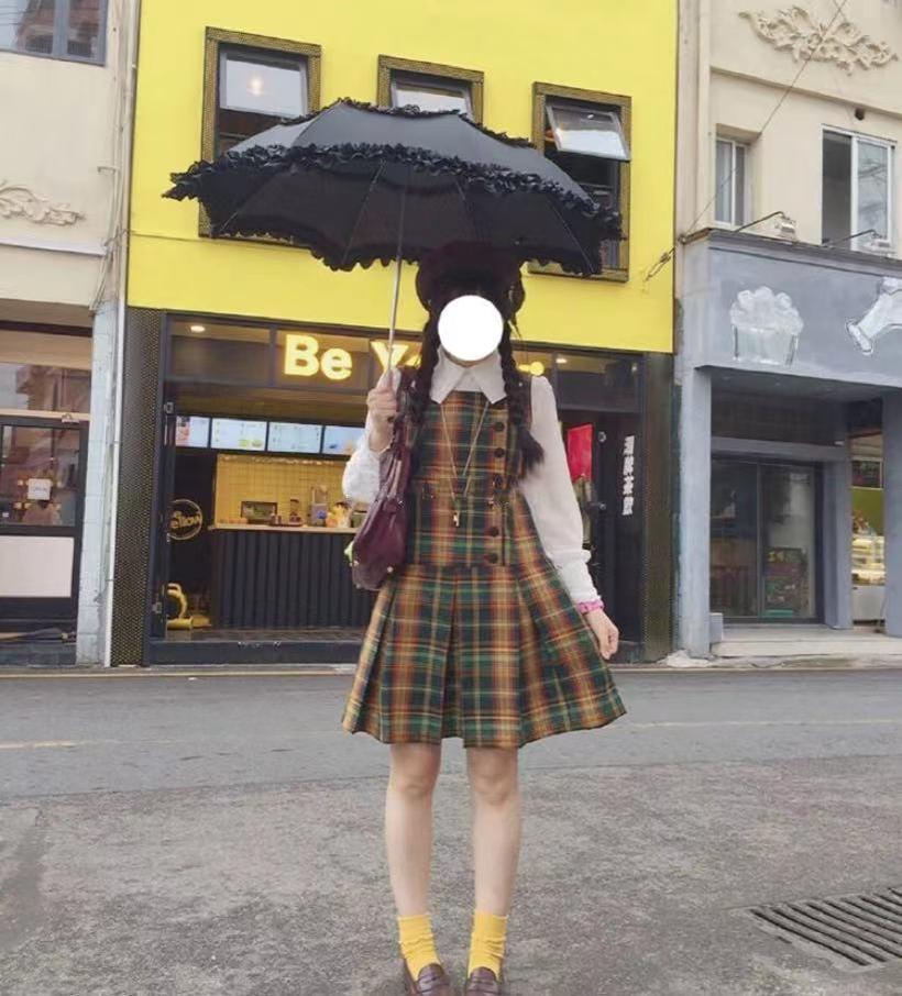Whale Island - Kawaii Lolita Parasol Daily Lolita Two-folded Umbrella - Image 25
