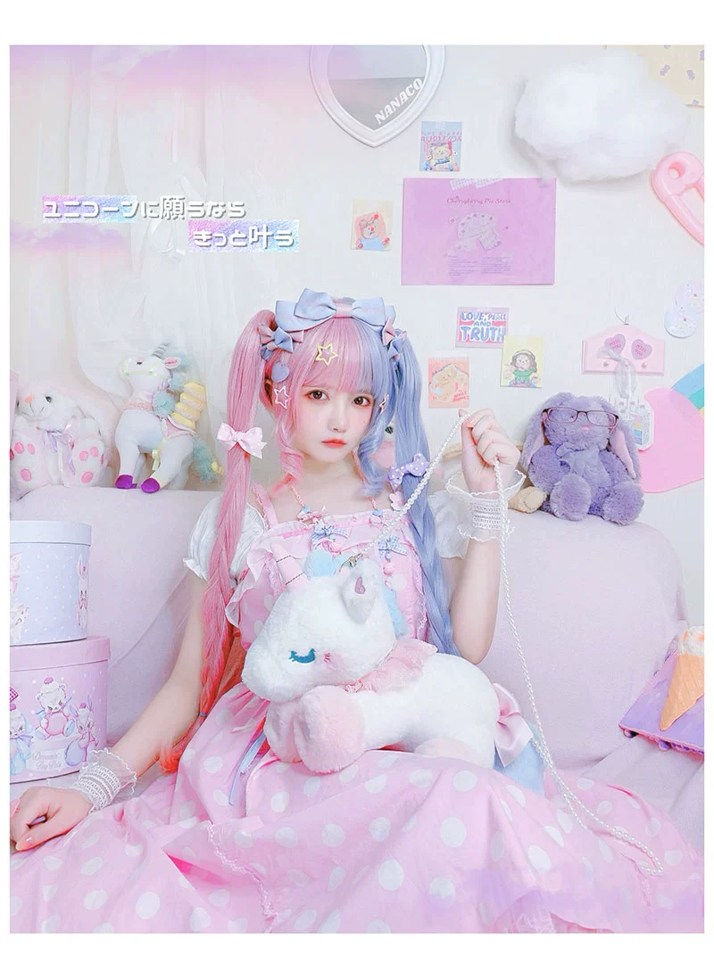NANACO - Kawaii Lolita Unicorn Messenger Bag Doll Shoulder Bag - Image 6