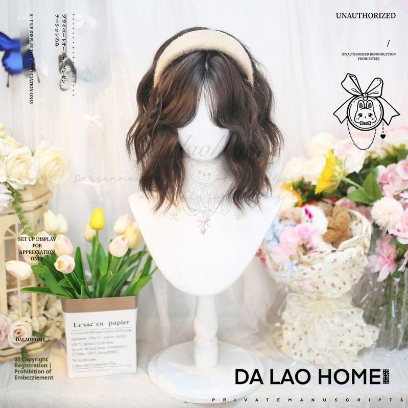 Dalao Home - Kawaii Short Curly Lolita Wig with Bangs - Image 2