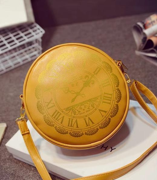 Kira - Alice Clock - Kawaii Lolita Shoulder Bag Round Lolita Crossbody Bag - Image 26