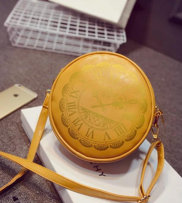 Kira - Alice Clock - Kawaii Lolita Shoulder Bag Round Lolita Crossbody Bag - Image 27