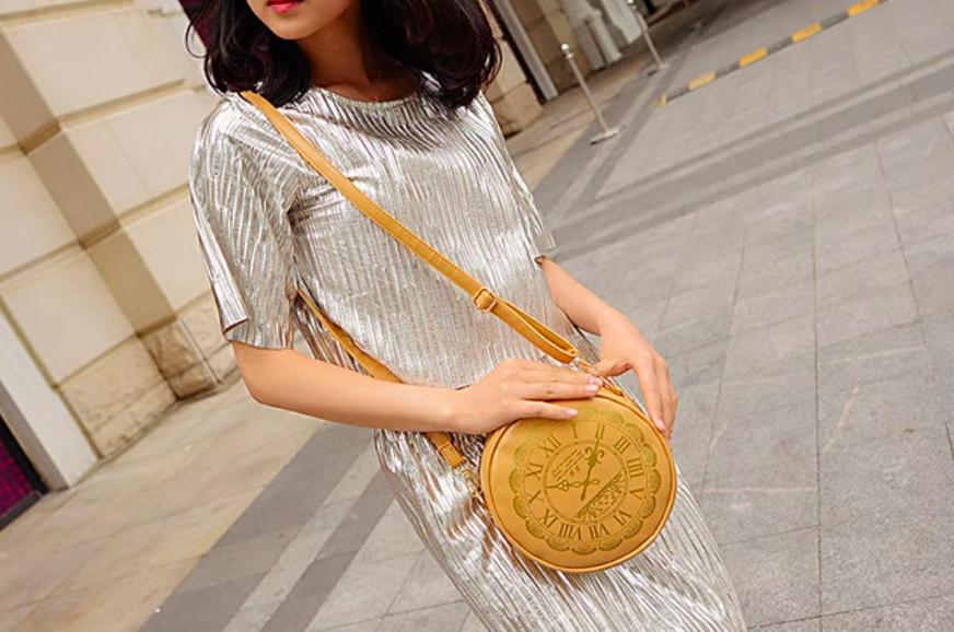 Kira - Alice Clock - Kawaii Lolita Shoulder Bag Round Lolita Crossbody Bag - Image 32