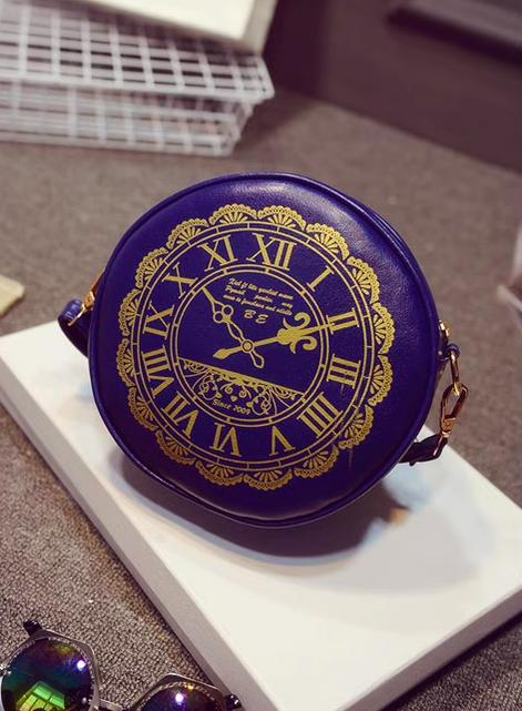 Kira - Alice Clock - Kawaii Lolita Shoulder Bag Round Lolita Crossbody Bag - Image 34