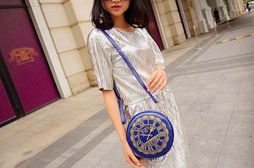 Kira - Alice Clock - Kawaii Lolita Shoulder Bag Round Lolita Crossbody Bag - Image 38