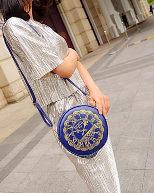 Kira - Alice Clock - Kawaii Lolita Shoulder Bag Round Lolita Crossbody Bag - Image 40