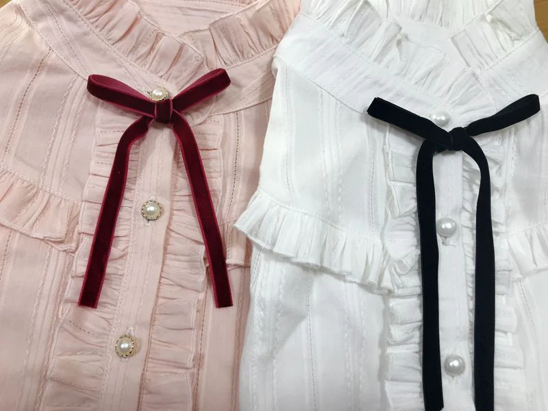 Korean Fashion Cotton Lolita Blouse - Image 7