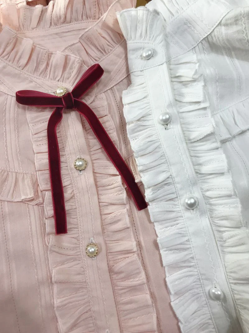 Korean Fashion Cotton Lolita Blouse - Image 8