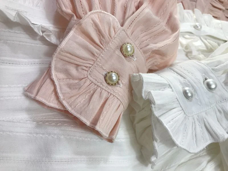 Korean Fashion Cotton Lolita Blouse - Image 9