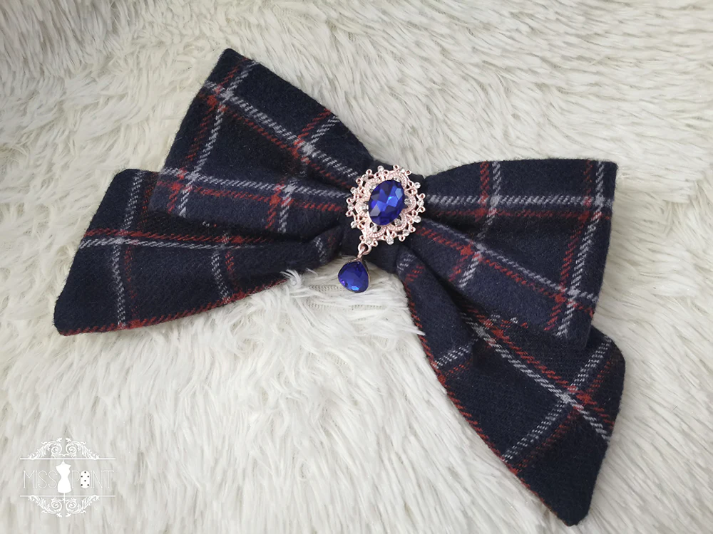 Miss point - Rose Silhouette - Lace Bow KC Lolita Accessories - Image 17
