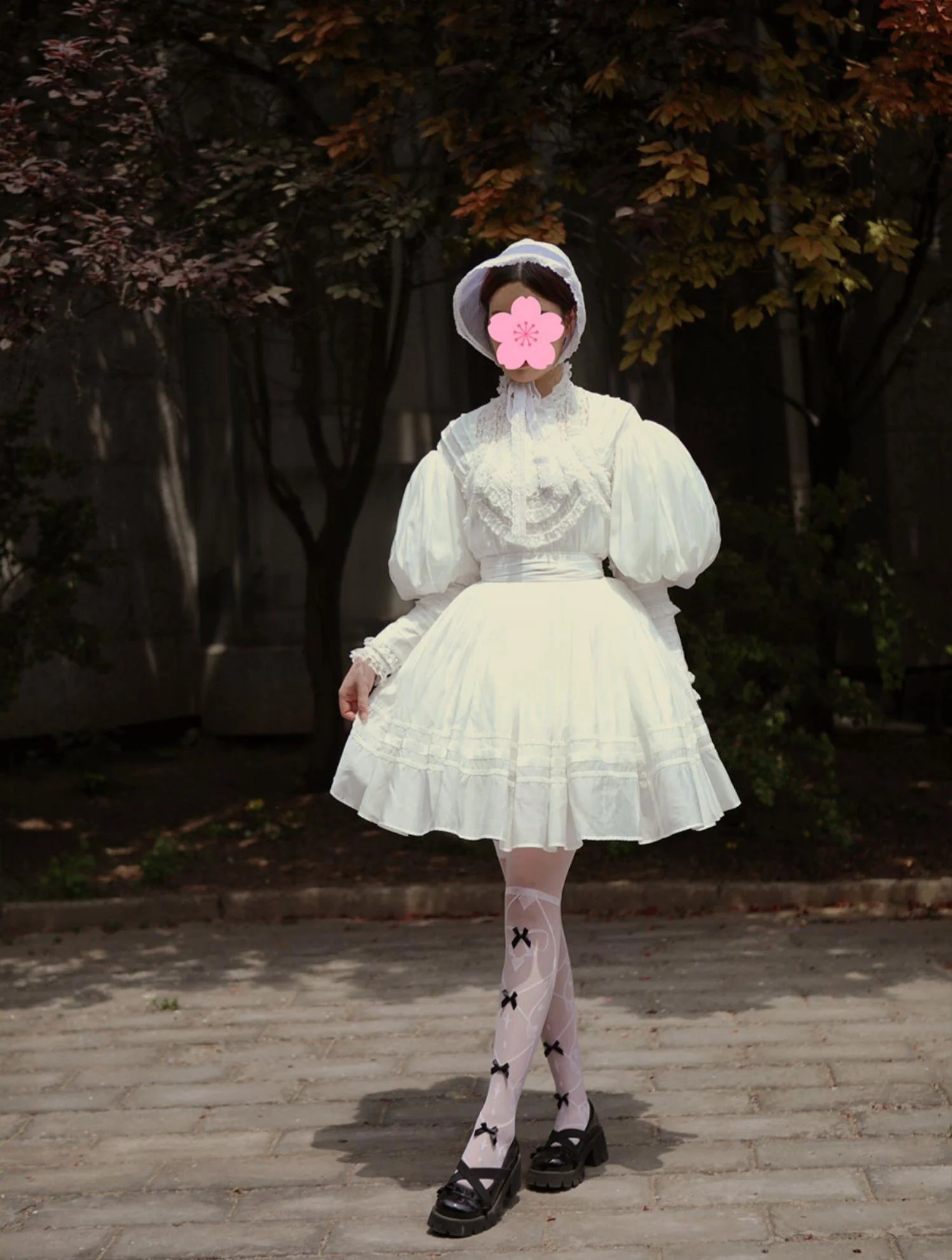 Cool Summer - Vintage Lolita Victorian Shirt - Image 14