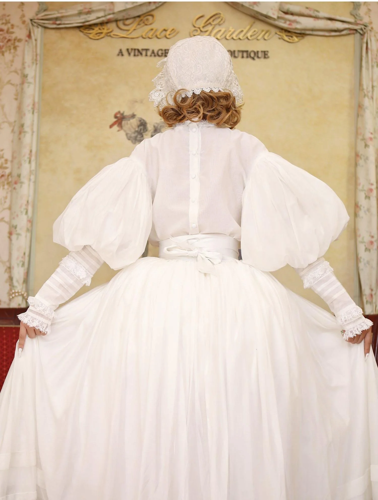 Cool Summer - Vintage Lolita Victorian Shirt - Image 15