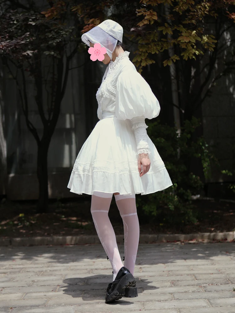 Cool Summer - Vintage Lolita Victorian Shirt - Image 3