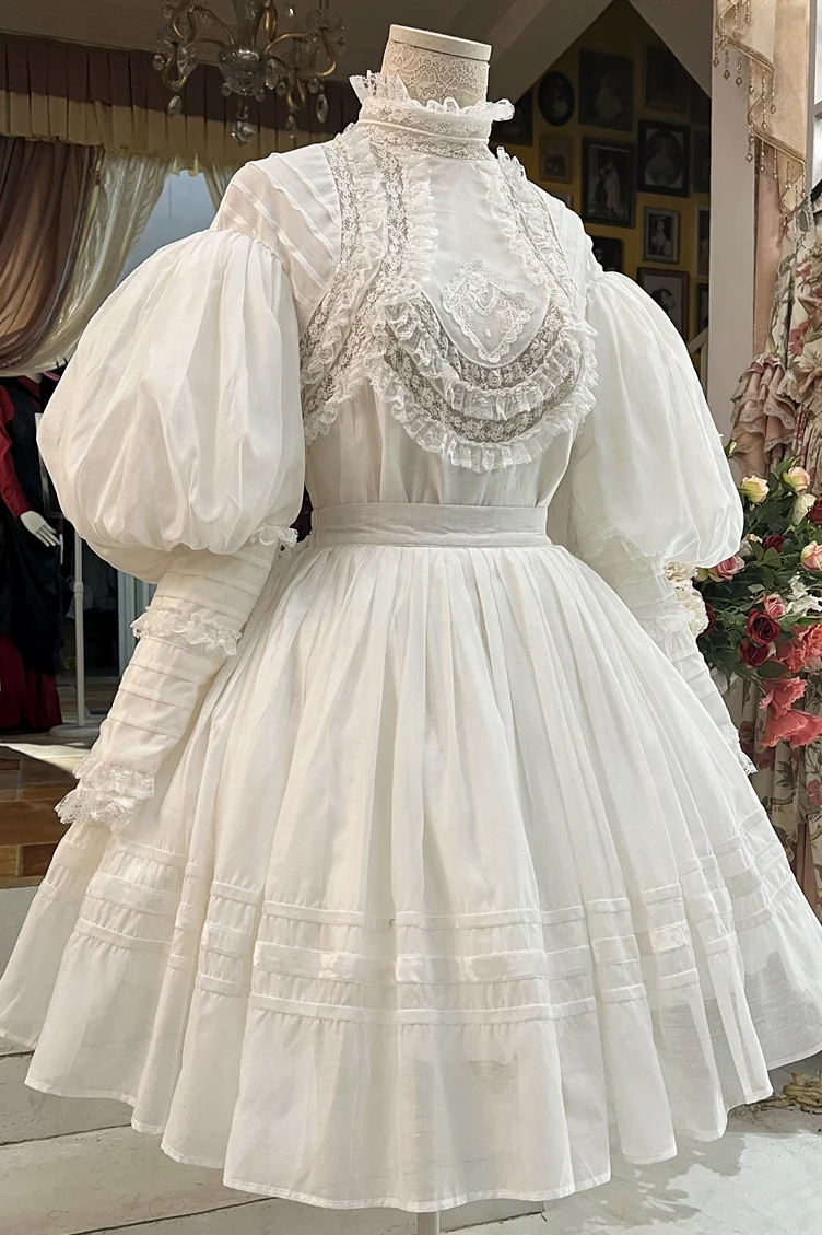 Cool Summer - Vintage Lolita Victorian Shirt - Image 5