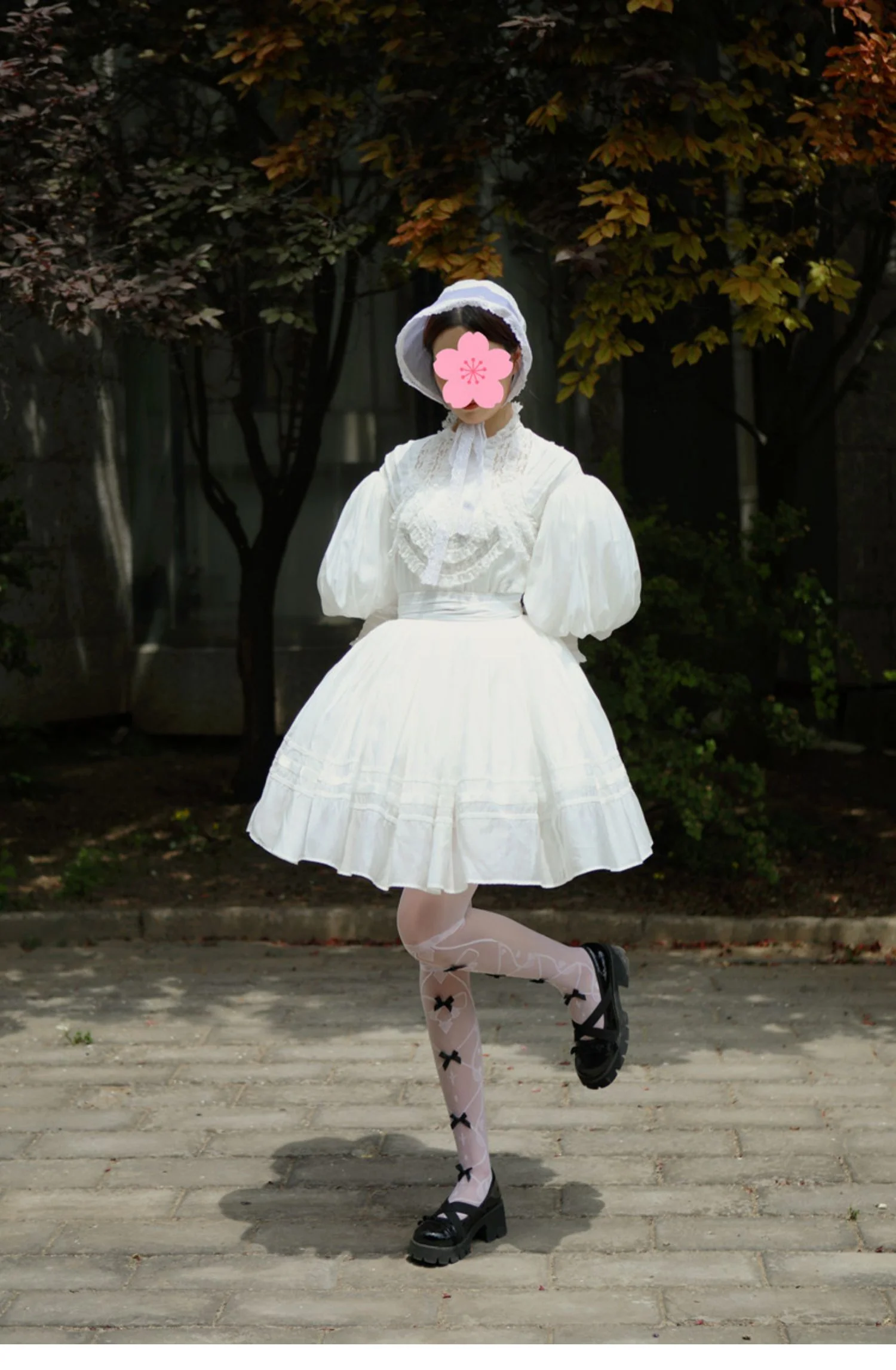 Cool Summer - Vintage Lolita Victorian Shirt - Image 6