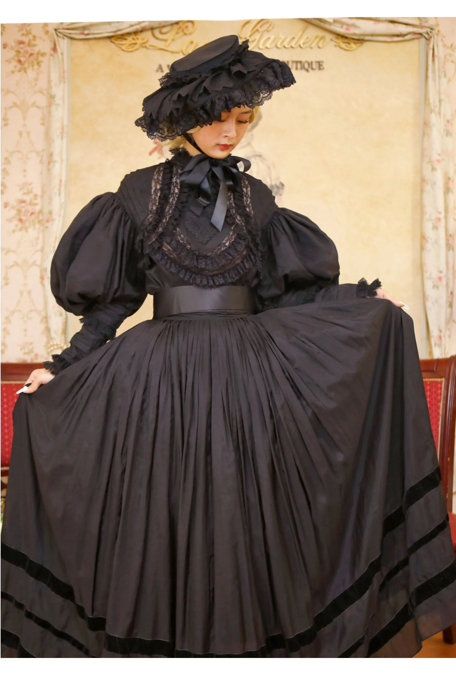Cool Summer - Vintage Lolita Victorian Shirt - Image 8