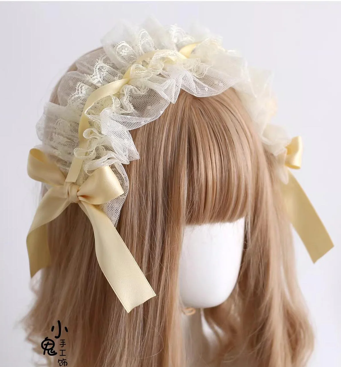 Lace Lolita Hairband, 2-in1 Bunny Ear Hairband - Image 11