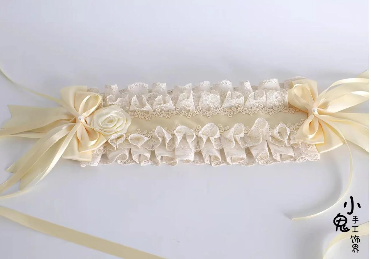 Lace Lolita Hairband, 2-in1 Bunny Ear Hairband - Image 8