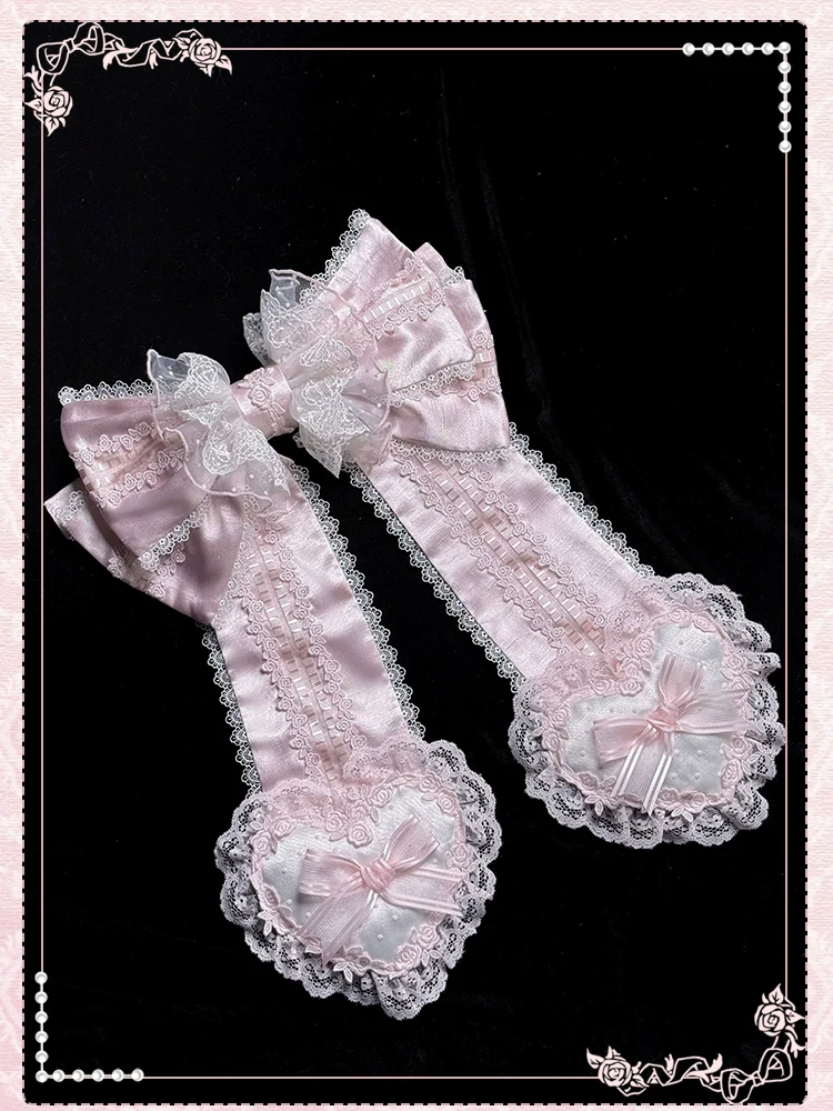 Shuang Sheng Xiao Xiong - Heart of Love - Lace Sweet Lolita Accessory Set - Image 12