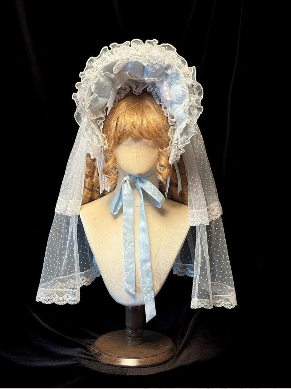 Shuang Sheng Xiao Xiong - Heart of Love - Lace Sweet Lolita Accessory Set - Image 2