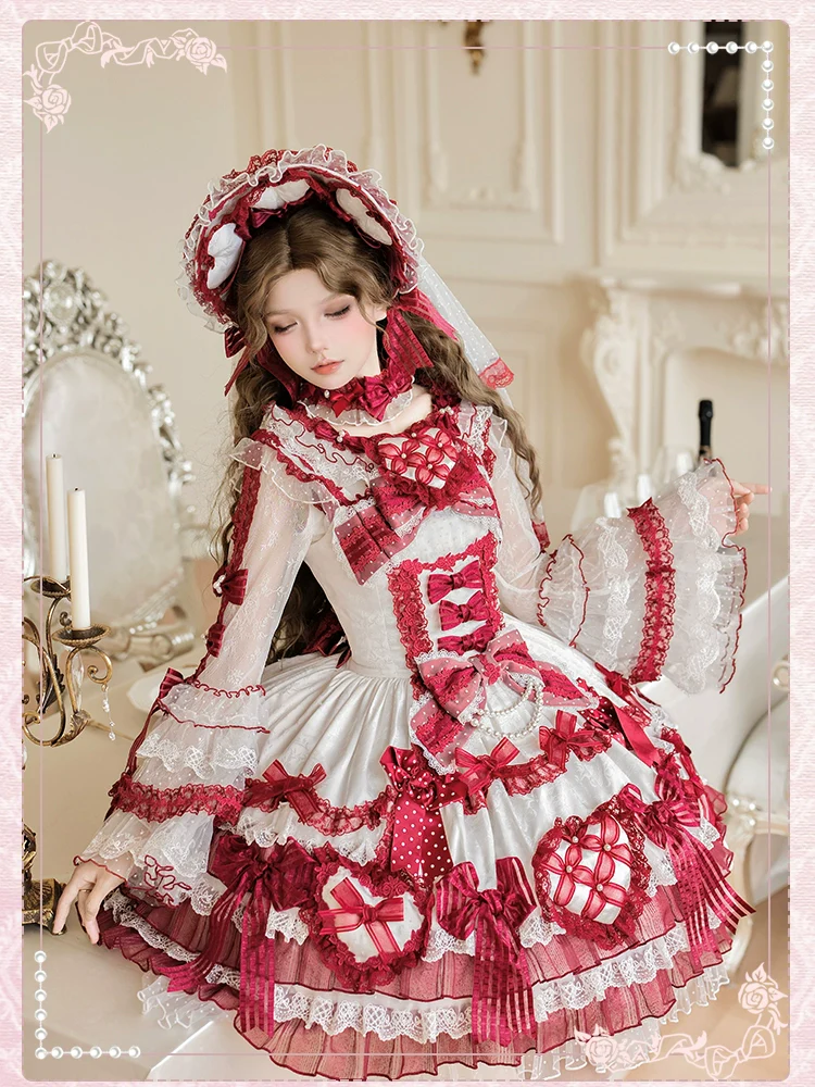 Shuang Sheng Xiao Xiong - Heart of Love - Lace Sweet Lolita Accessory Set - Image 21