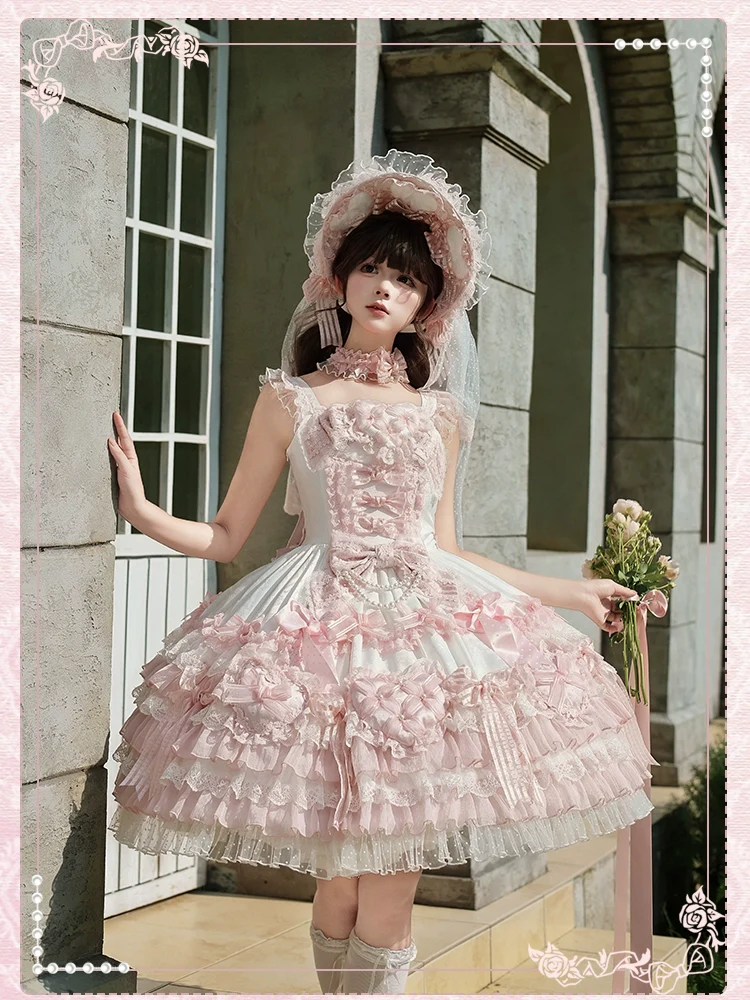 Shuang Sheng Xiao Xiong - Heart of Love - Lace Sweet Lolita Accessory Set - Image 22