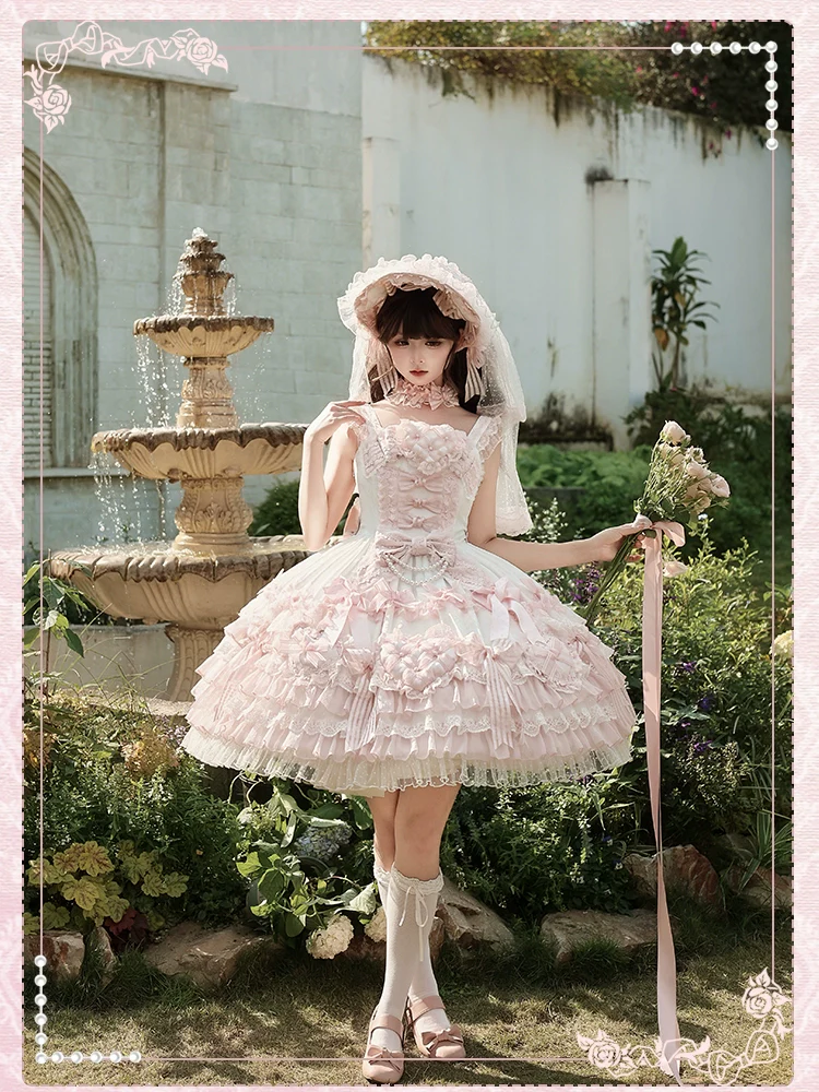 Shuang Sheng Xiao Xiong - Heart of Love - Lace Sweet Lolita Accessory Set - Image 23