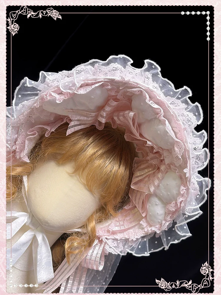 Shuang Sheng Xiao Xiong - Heart of Love - Lace Sweet Lolita Accessory Set - Image 28