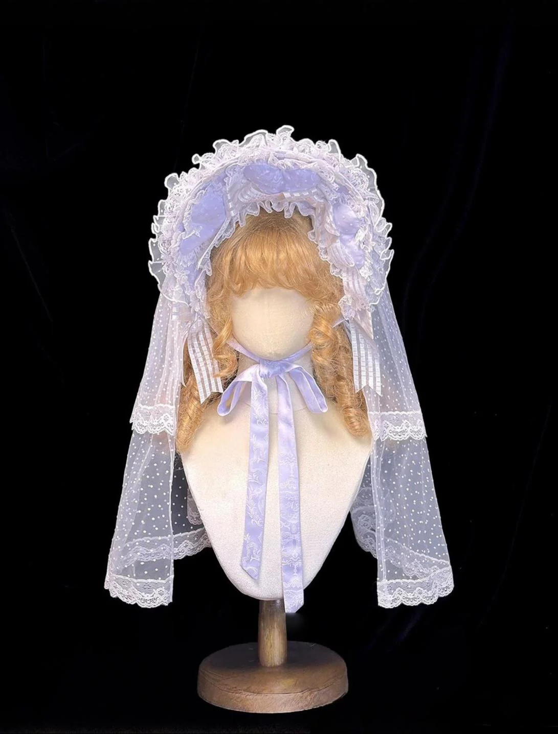 Shuang Sheng Xiao Xiong - Heart of Love - Lace Sweet Lolita Accessory Set - Image 3